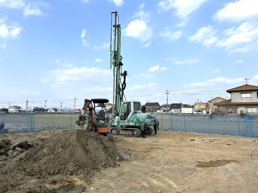 見えないけれど一番大切。地盤改良（柱状改良）がスタート！