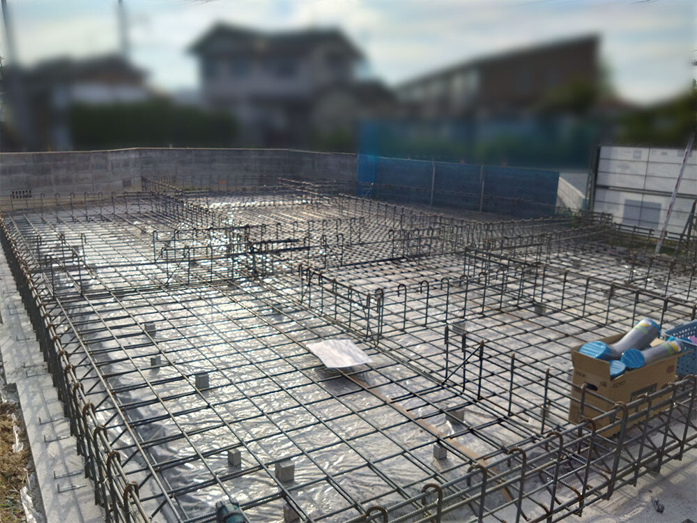基礎配筋工事