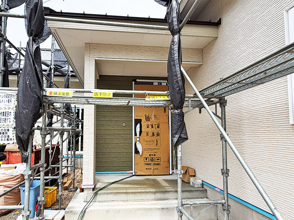 外壁が完成しました