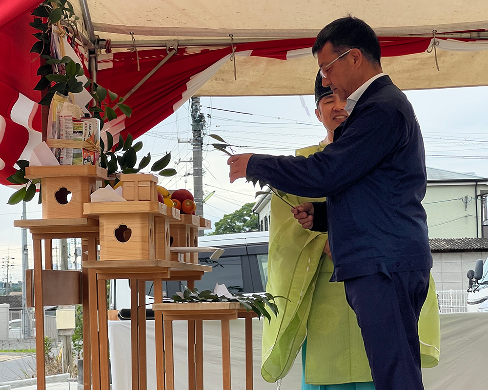 地鎮祭とは？新築工事の安全を祈願｜岡山県・広島県の注文住宅