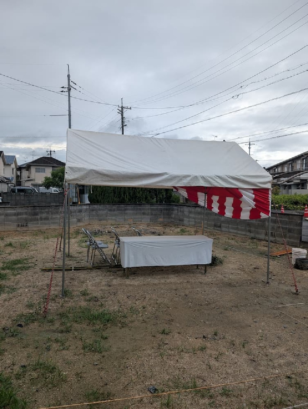 地鎮祭を執り行いました